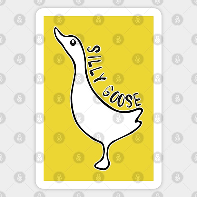 Silly Goose Magnet by SandraKC